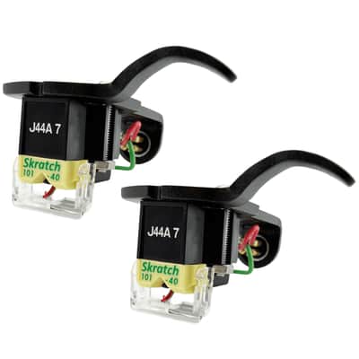 JICO OMNIA J44A 7 RUBY SKRATCH-101 Tonabnehmer (1 Paar) Schwarz - DJ cartridges image 6