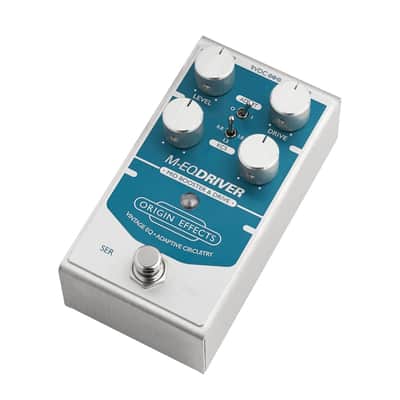 Origin Effects M-EQ Driver Mid-Boost + Overdrive Pedal - Blue image 2
