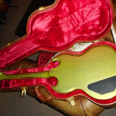 Gibson/ Scarecrow Guitars Custom SG 2017 - Lime green weathered relic image 9