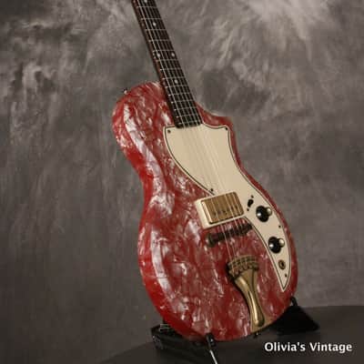 Supro Belmont  1959 Maroon Pearloid image 9