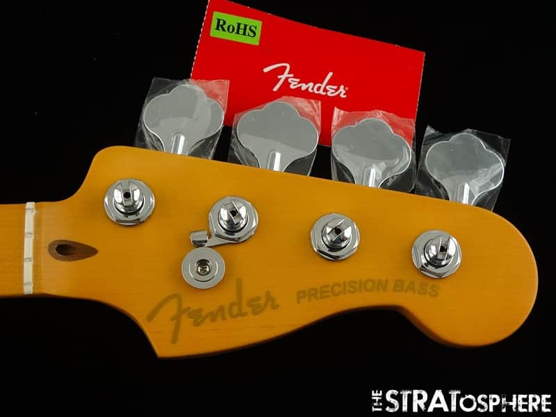 Fender American Ultra II Precision P BASS NECK &TUNERS USA, Modern image 1