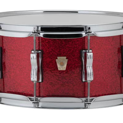 Ludwig *Pre-Order* Classic Maple 6.5x14" Red Sparkle Kit Snare Drum | Made in the USA | Special Order | Authorized Dealer image 1