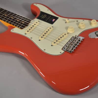 2026 Fender American Vintage II 1961 Stratocaster Fiesta Red w/OHSC image 7
