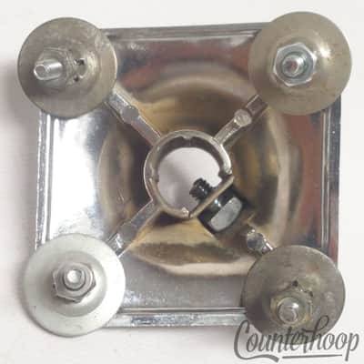 Slingerland Chrome Set-O-Matic Tom Drum Mount Receiver Sound King Vintage 60s70s image 1