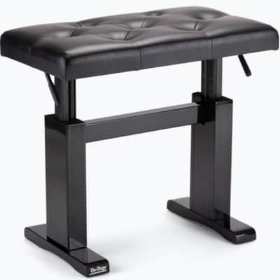 On-Stage KB9503B Hydraulic Height-Adjustable Piano Bench + Bluetooth Speaker image 5