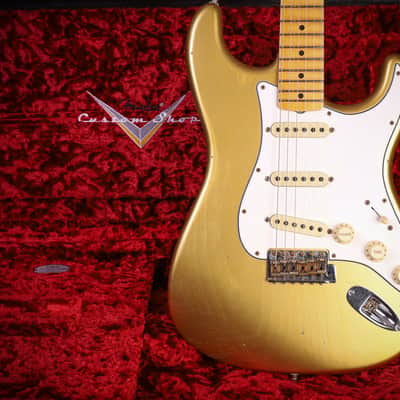 Fender Custom Shop Postmodern Stratocaster Journeyman Relic, Aged Aztec Gold image 19