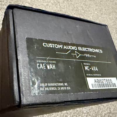 Dunlop MC404 CAE Custom Audio Electronics Wah 2010 - Present - Black image 6