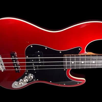 Fender Japan Aerodyne Jazz Bass 1995 - Old Candy Apple Red image 3
