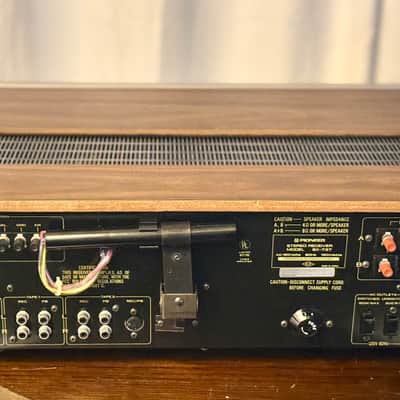 🎶✨ Pioneer SX-737 / SX737 Vintage Stereo Receiver w/ Original Wood Cabinet — Serviced, Cleaned, Tested image 11