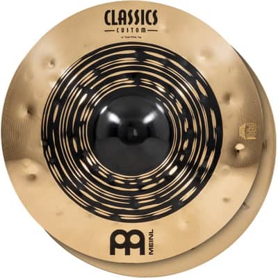 MEINL CC14DUH Classics Custom Dual HiHat 14 Zoll Becken dark/brilliant image 1