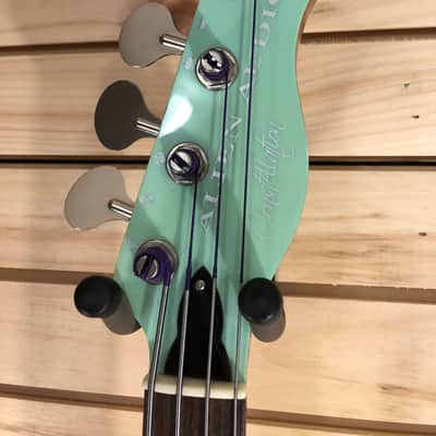 Alien Audio Constellation Bass, Surf Green, with Road Case image 7