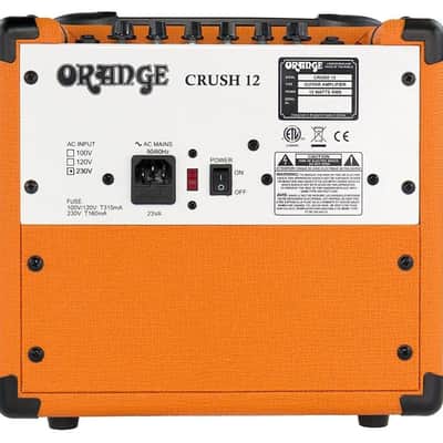 Orange Model Crush 12 - 12 Watt 1x6" Electric Guitar Combo Amplifier - NEW image 3