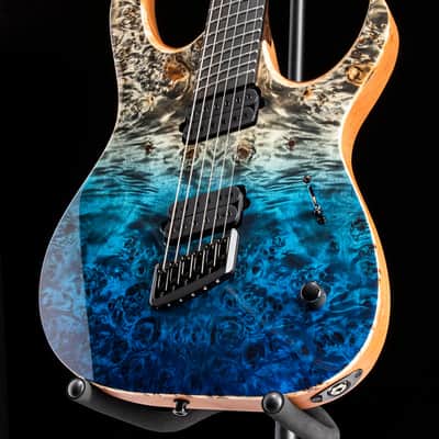 Mayones Duvell Elite 6 VF Trans Jeans Black Horizon Blue Gloss image 5