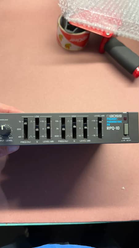 Boss RPQ-10 Micro Rack Series Preamp / Parametric EQ 1985 - 1990 - Black image 1