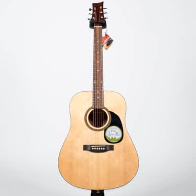 BeaverCreek BCTD101 Dreadnought Acoustic Guitar - Natural image 5