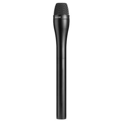 Shure SM63-LB Omni-Directional Dynamic Handheld Wired Microphone with Extended Handle, Black Finish image 1