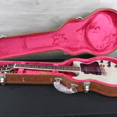 Epiphone "Inspired by Gibson Custom" '60 Les Paul Special Double Cutaway TV White With Original Hardshell Case! image 9