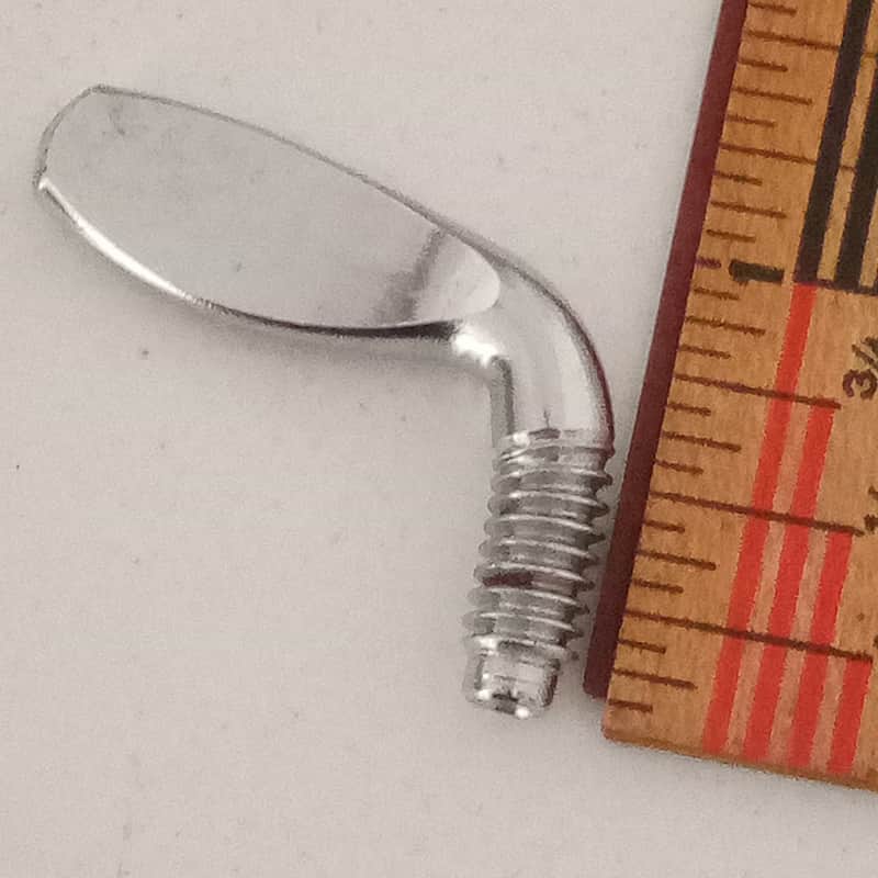 Premier Mount Wing-Screw Chrome Vintage 60s Part 1/2"x1/4"x20tpi Drum/Cymbal UK image 1