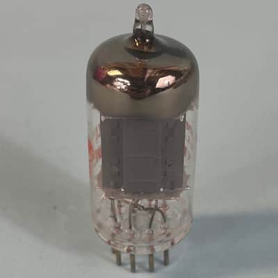1958 RCA 12AU7 ECC82 Vintage Long Plate Ribbed Made In USA Preamp Tube! T122 image 2