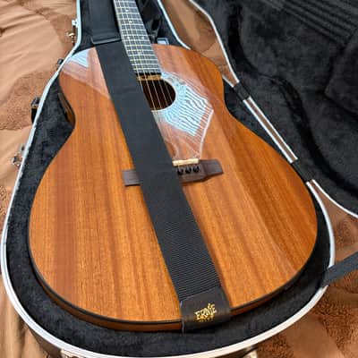 Zager 38” solid mahogany parlor acoustic electric guitar 2018-2020 - Natural image 8