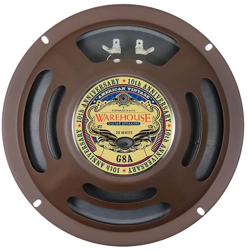 WGS 8" G8A Alnico Guitar Speaker | 20 Watts | Warehouse Guitar Speakers | 4 Ohm image 1