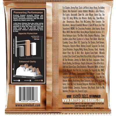 ERNIE BALL 2548 Everlast Phosphor Bronze 011-052 Coated Saiten für Akustikgitarre Light image 2