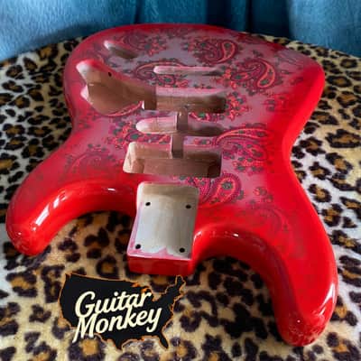 Guitar Monkey Stratocaster 2025 - Black Paisley image 8
