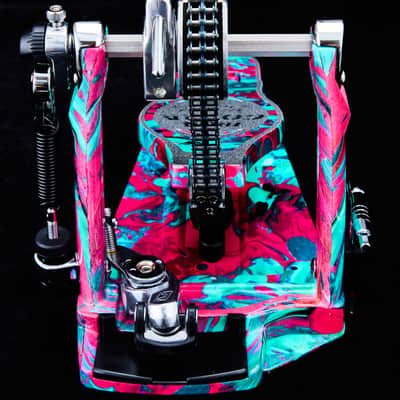 Tama HP900PMCS 50th Limited Iron Cobra Power Glide Single Pedal - Marble Coral Swirl image 5
