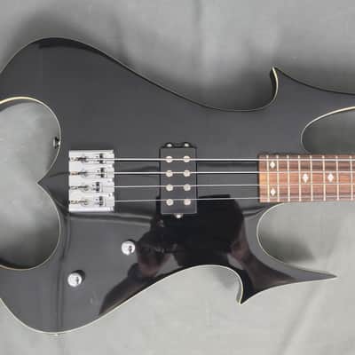 B.C. Rich Zombie Revenge RZBO Onyx Black Bass Guitar image 3