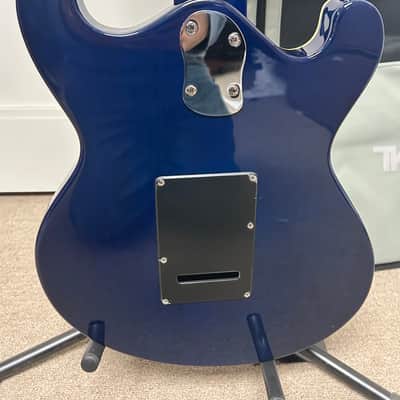 Danelectro 66BT Baritone Electric Guitar - Transparent Blue - Brand New w/Free Gigbag image 4