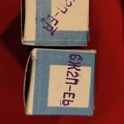 6J2P-EV 6AS6 5725 Strong Matched Pair Vintage Zhovten audio tubes NIB NOS image 5