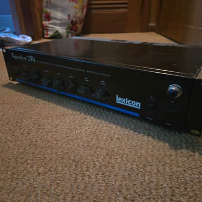 Lexicon Signature 284 All Tube Class A Stereo Recording Amplifier and Direct Source Late 1990s - Black image 3