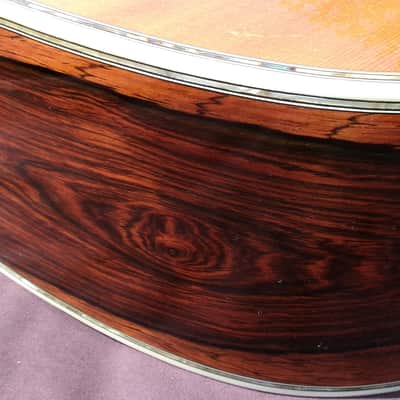 K Yairi YW-1000 Hand Crafted B. Rosewood Jacaranda Japan Vintage 1974 with Low Action image 14