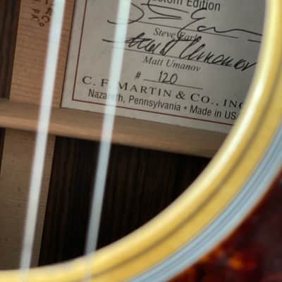 Martin USA Steve Earle Signature M21 Guitar *Mint*  Alpine Spruce, Golden Era Bracing, 0000-21 Custo image 1