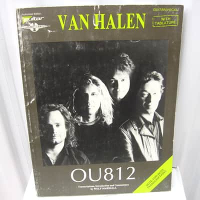 Van Halen OU812 Sheet Music Song Book Songbook Guitar Tab Tablature image 1