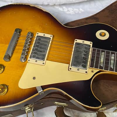 NEW! Gibson Custom 1959 Les Paul Standard Resissue Electric Guitar - Beauty of the Burst #58 - Heavy Aged - Murphy Lab - Authorized Dealer - 8.7 lbs - G07173 image 2