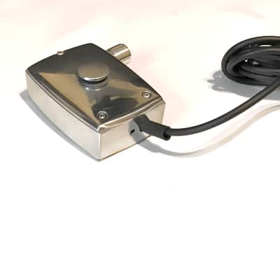 Custom Vintage 1950’s Electro-Voice 715 Satin Chrome HiZ Microphone - Shure Ceramic Element- Built-in Volume Control image 5