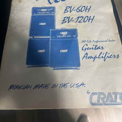 1996 Crate Blue Voodoo BV-412S (4x12") with Eminence Speakers image 6