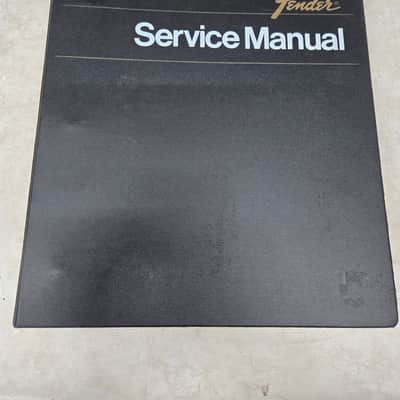 Fender Service Manual 1981 image 1