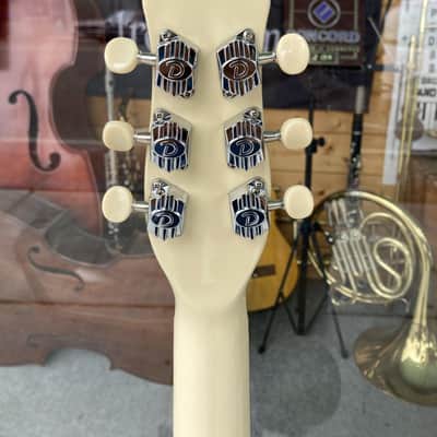 Consignment 1998 Danelectro Reissue U2 Made in Korea - White w/ Sitar Mod & Levy's Gig bag (Speer, J) image 6