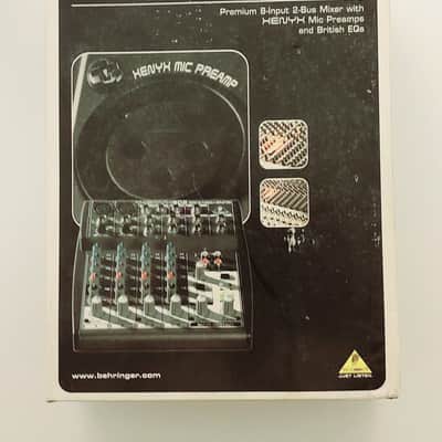 Behringer Xenyx 802 Premium 8-Input 2-Bus Audio Mixer - Complete In Box CIB image 9