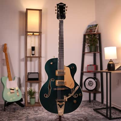 Gretsch Synchromatic Nashville Hollow Body - Ebony Fingerboard, Cadillac Green image 2