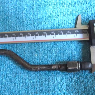 Black Bongo Lug Tension Rod J-Hook with Nut & Cap - USED image 4