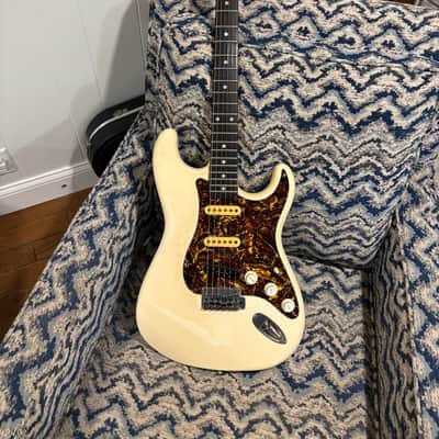 1983 Squier ST-72 JV Stratocaster Olympic White image 1