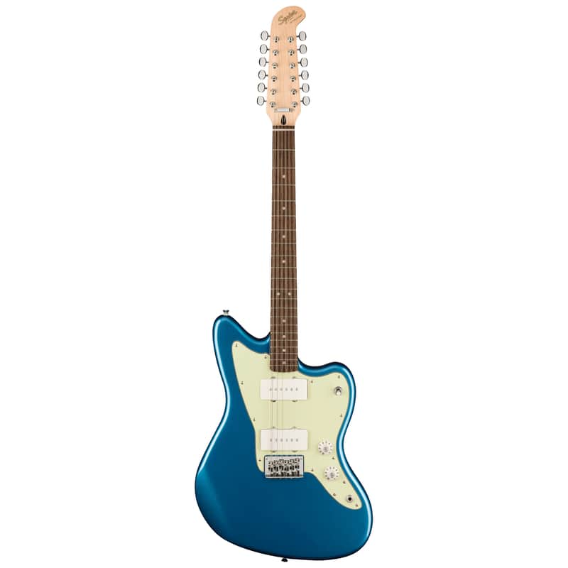 Squier Paranormal Jazzmaster XII, Mint Pickguard, Lake Placid Blue image 1