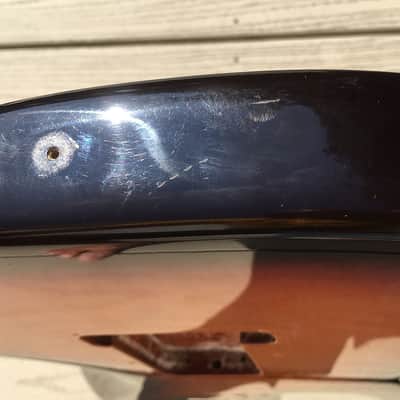 1996 American Standard / Strat Plus Stratocaster Body. Classic black finish, 1990s USA part image 9