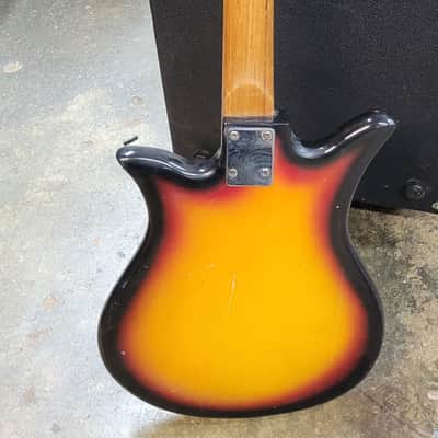Teisco Checkmate E100 Tulip single pickup electric guitar image 4
