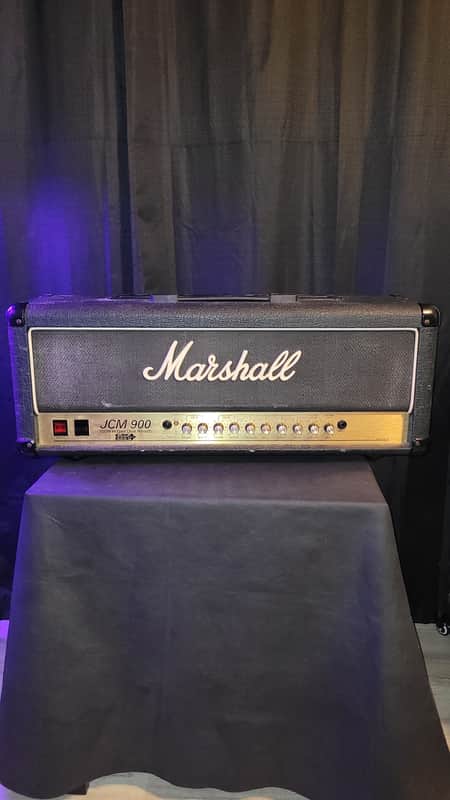 Marshall JCM 900 Model 4100 Hi Gain Dual Reverb 2-Channel 100-Watt Guitar Amp Head 1990 - 1999 - Black image 1