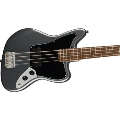 Squier Affinity Jaguar Bass H 2021 Charcoal Frost Metallic image 1