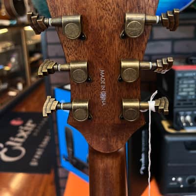 D'Angelico Premier Gramercy Grand Auditorium 2020 - Iced Tea Burst image 5
